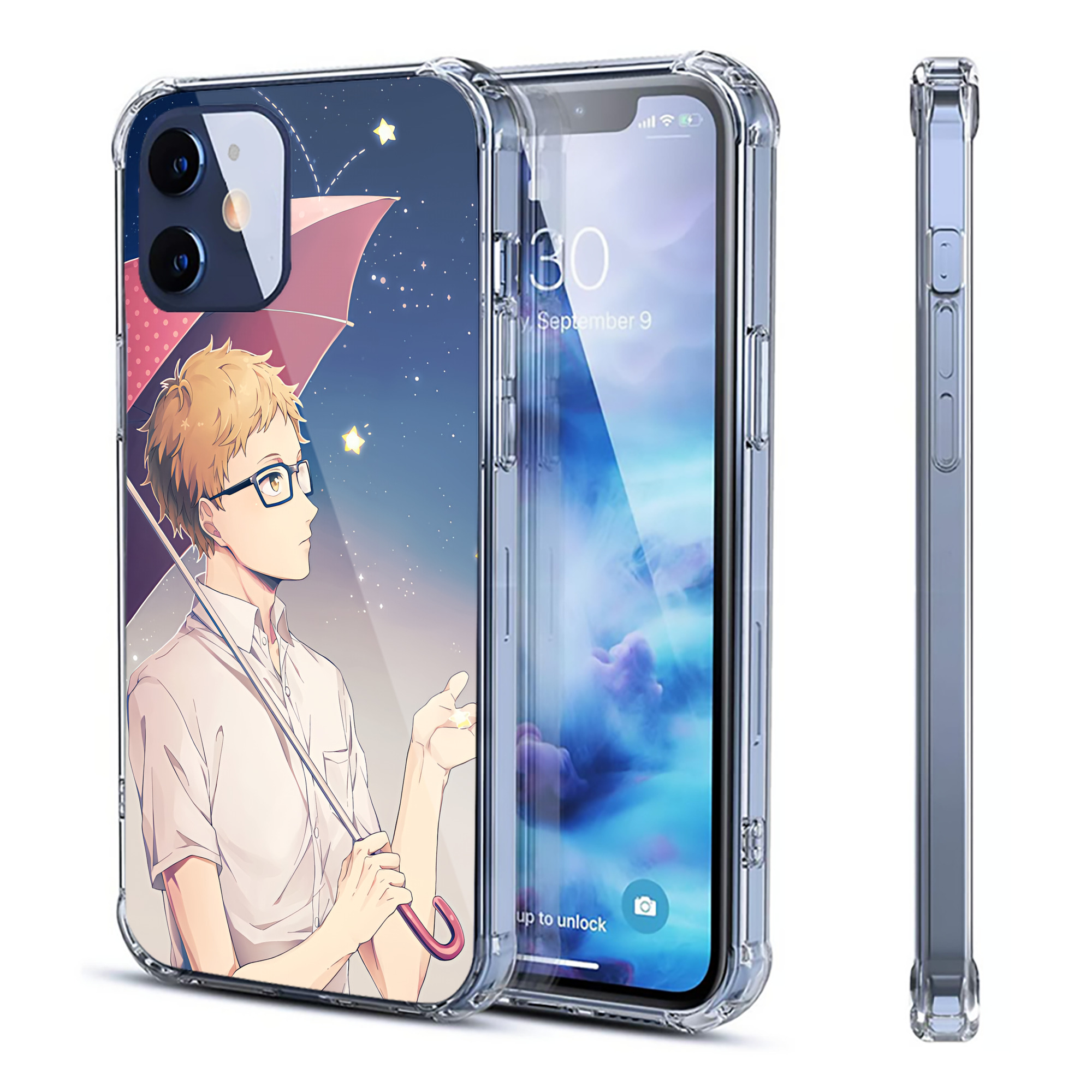 （画像用） ハイキュー!! Haikyu!! 【iPhone 12シリーズ対応】透明スマホケース（クリアソフトケース）